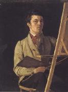 Jean Baptiste Camille  Corot Portrait de Partiste a I'age de vingt-neuf ans -1825 (mk11) painting